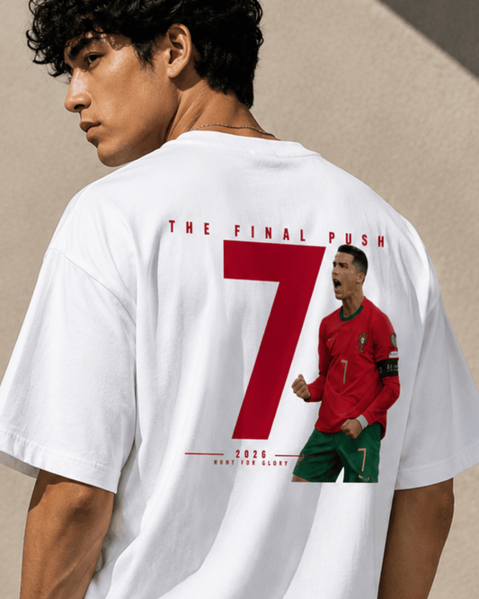 Cristiano Ronaldo - The Final Push 2026 WC Oversized Unisex T-Shirt