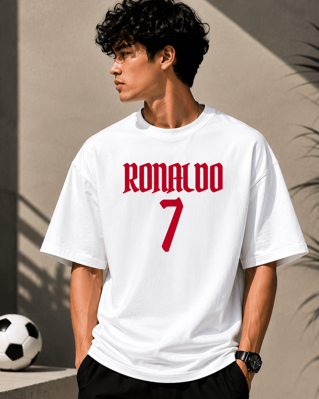 Cristiano Ronaldo - The Final Push 2026 WC Oversized Unisex T-Shirt