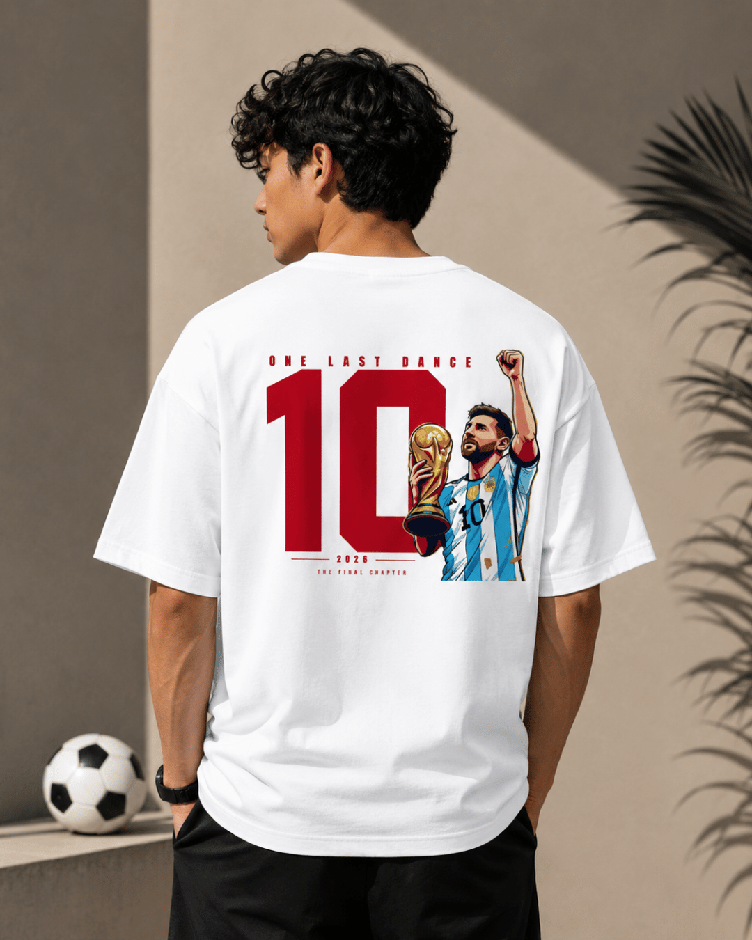 Lionel Messi - One Last Dance 2026 WC Oversized Unisex T-Shirt