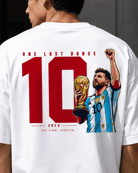 Lionel Messi - One Last Dance 2026 WC Oversized Unisex T-Shirt