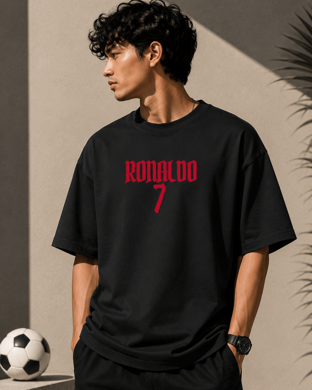Cristiano Ronaldo - The Final Push 2026 WC Oversized Unisex T-Shirt