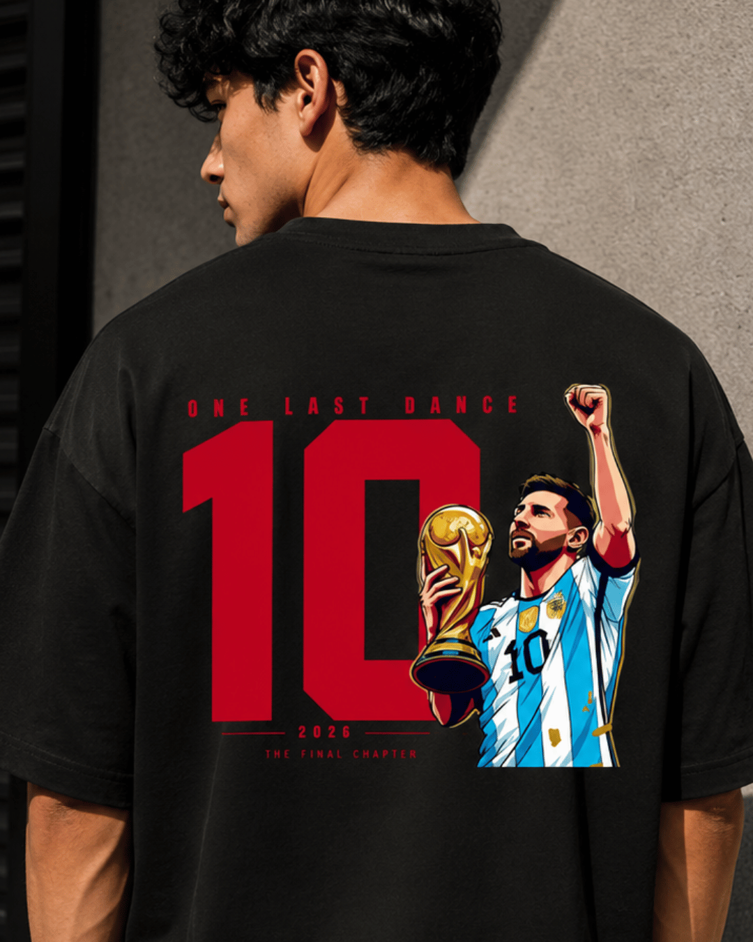 Lionel Messi - One Last Dance 2026 WC Oversized Unisex T-Shirt