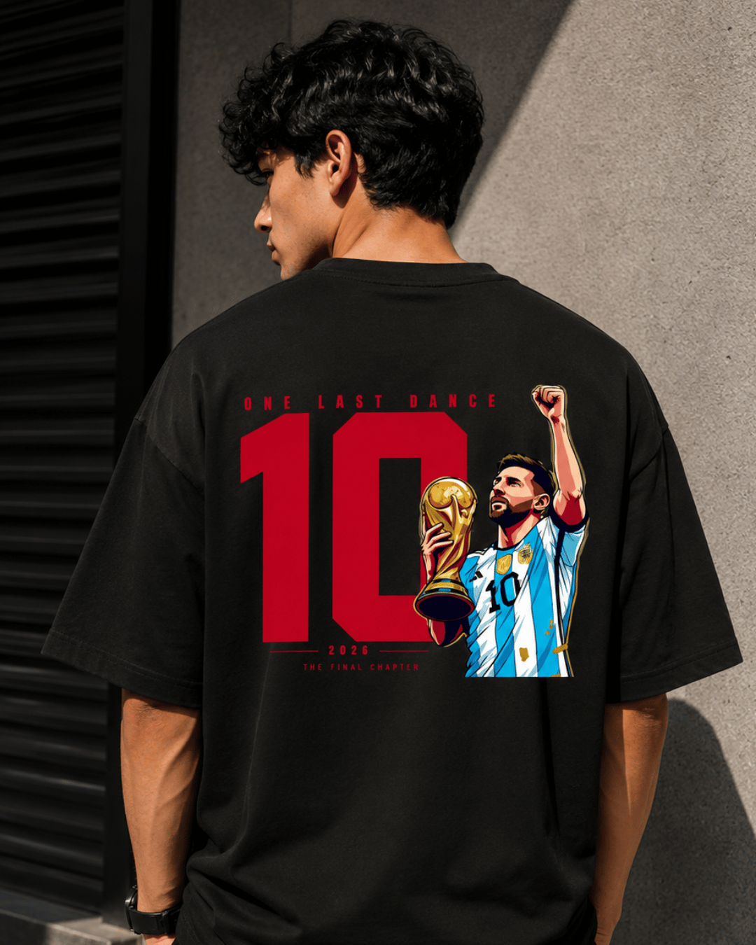 Lionel Messi - One Last Dance 2026 WC Oversized Unisex T-Shirt