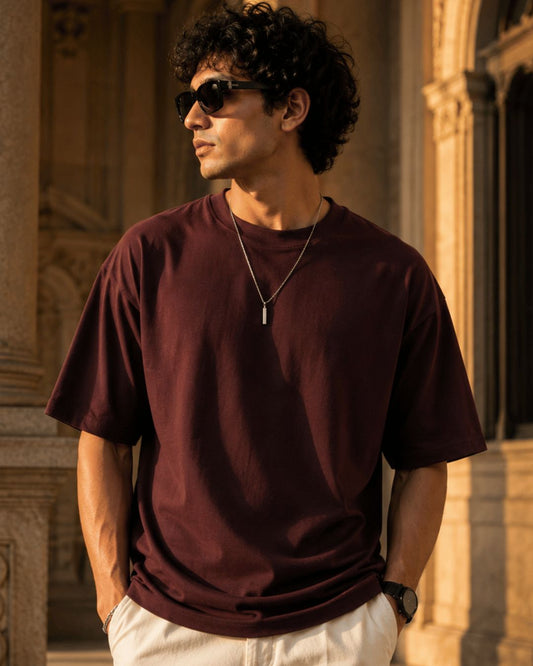 Majestic Maroon - Oversized Classic Unisex Tshirt