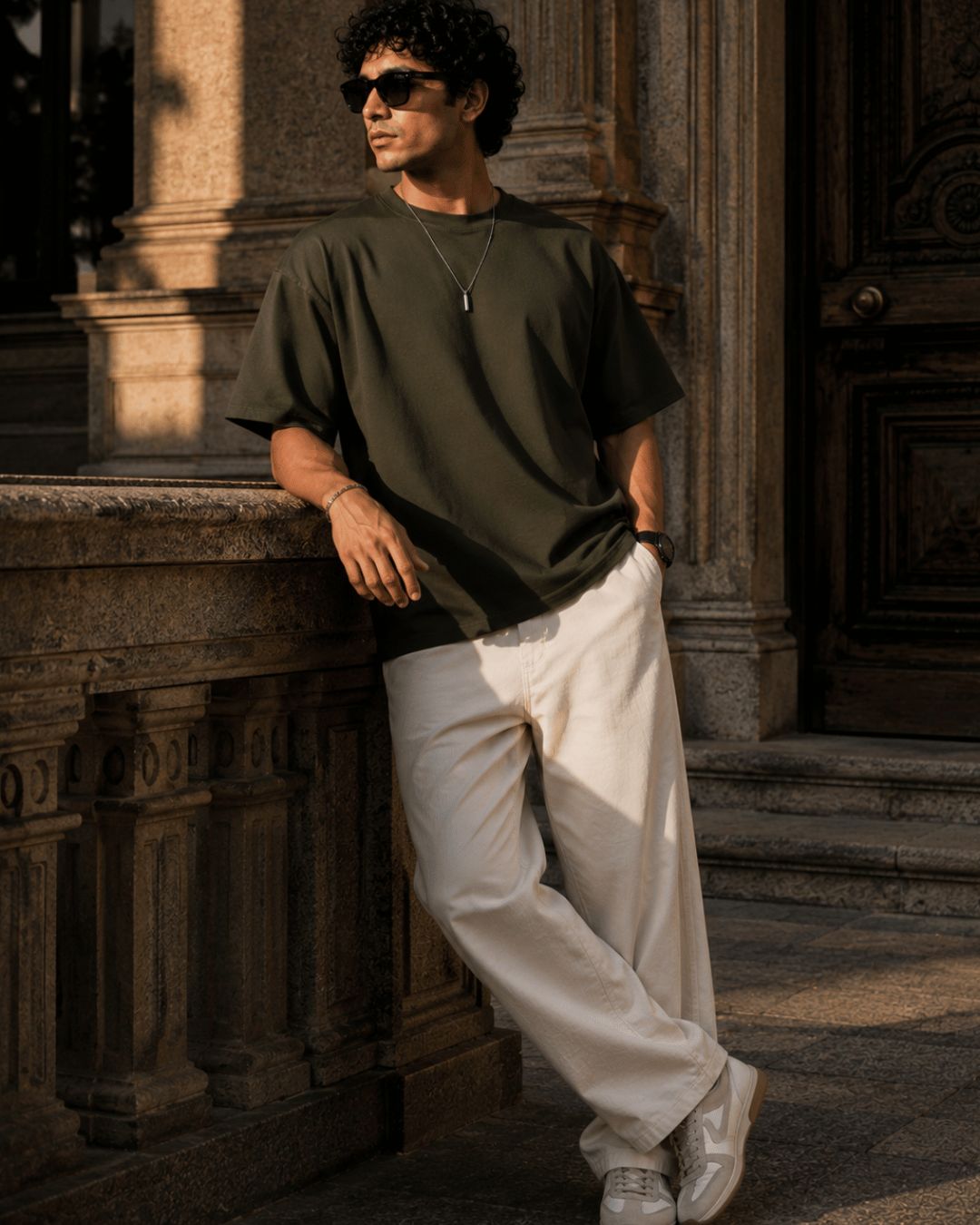 Military Olive - Oversized Classic Unisex Tshirt