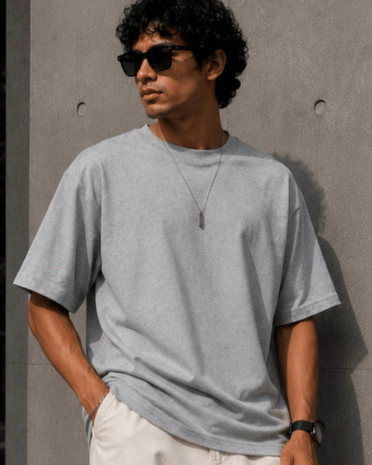 Silver Grey - Oversized Classic Unisex Tshirt