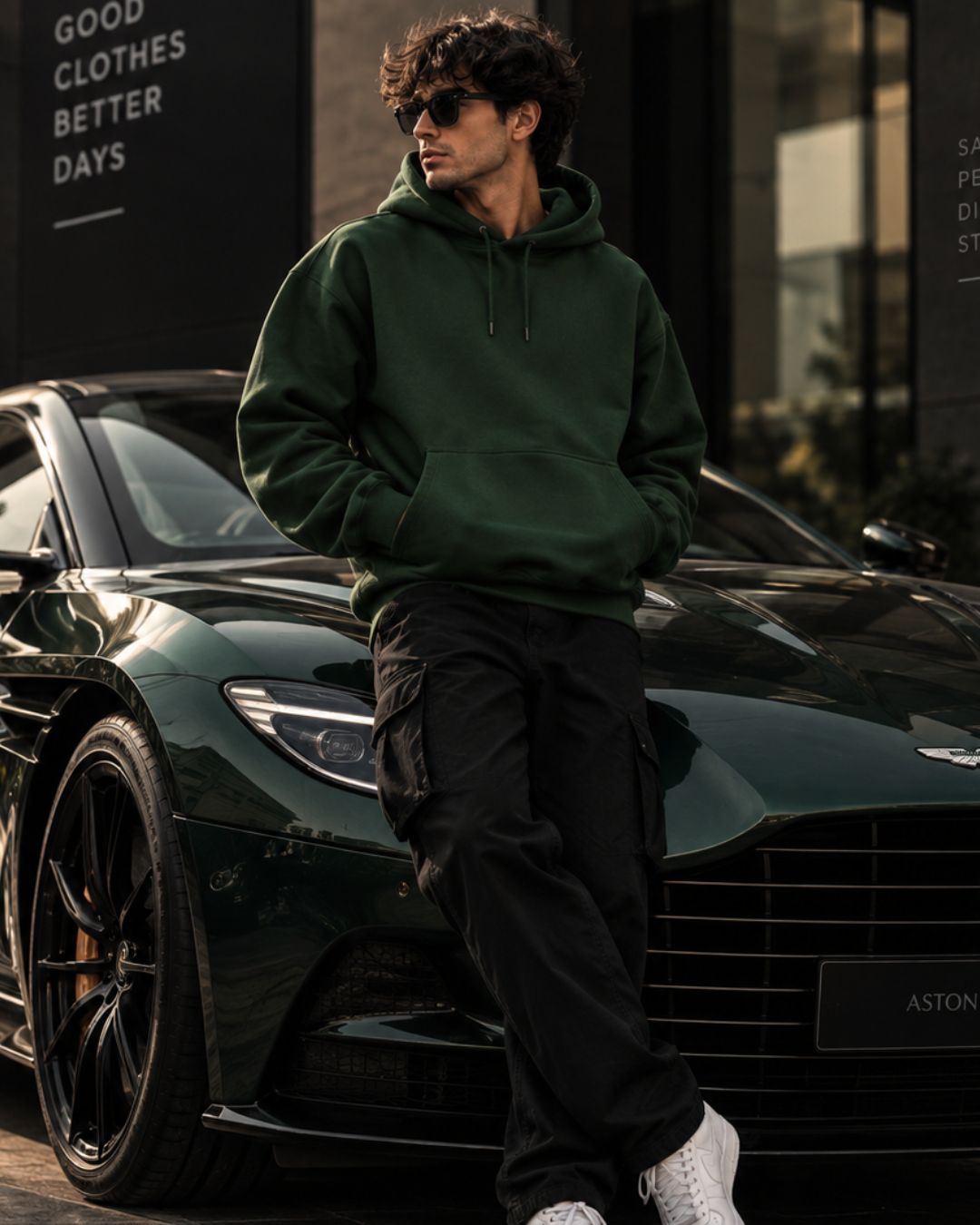 Olive Green - ODD Oversized Heavyweight Hoodie