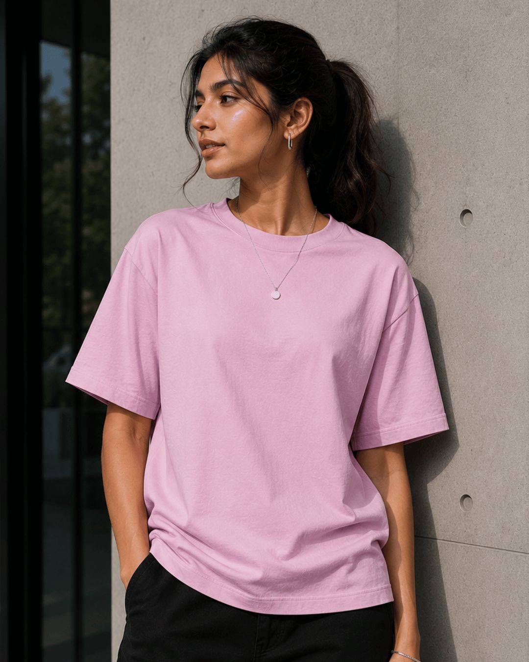 Rose Pink - Oversized Classic Unisex Tshirt