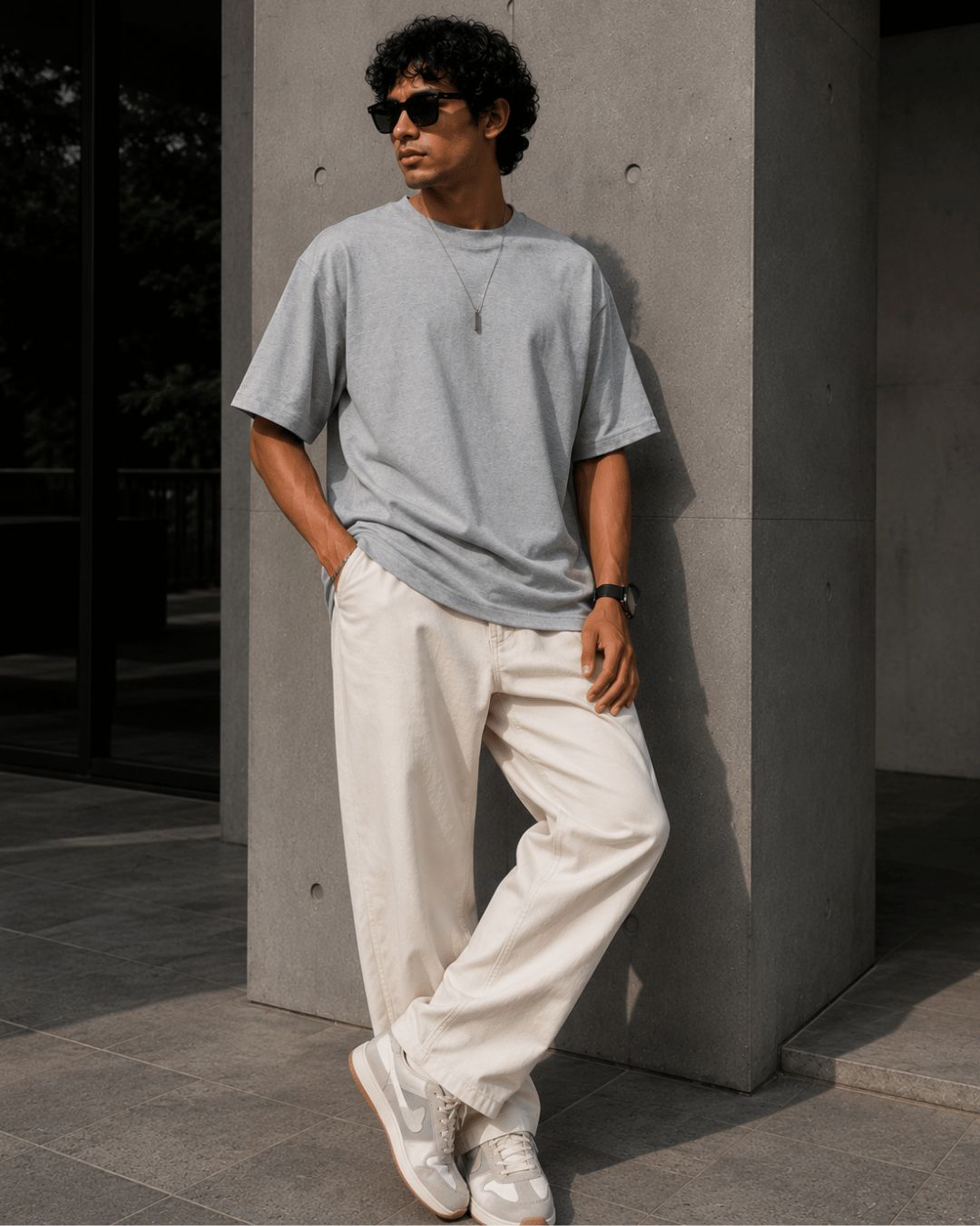 Silver Grey - Oversized Classic Unisex Tshirt