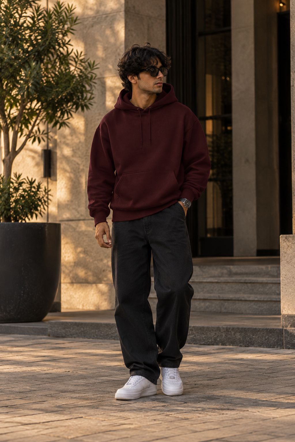 Magic Maroon - ODD Oversized Heavyweight Hoodie