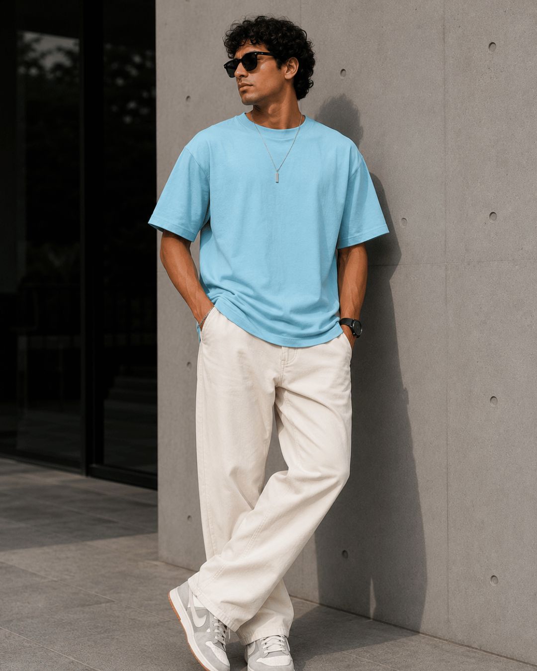 Ice Blue - Oversized Classic Unisex Tshirt
