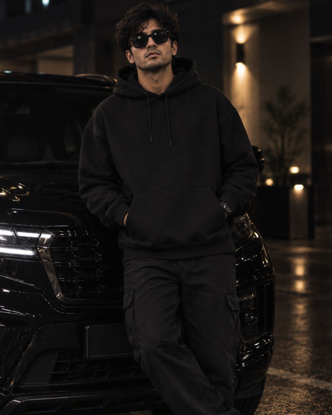 Ninja Black - ODD Oversized Heavyweight Hoodie