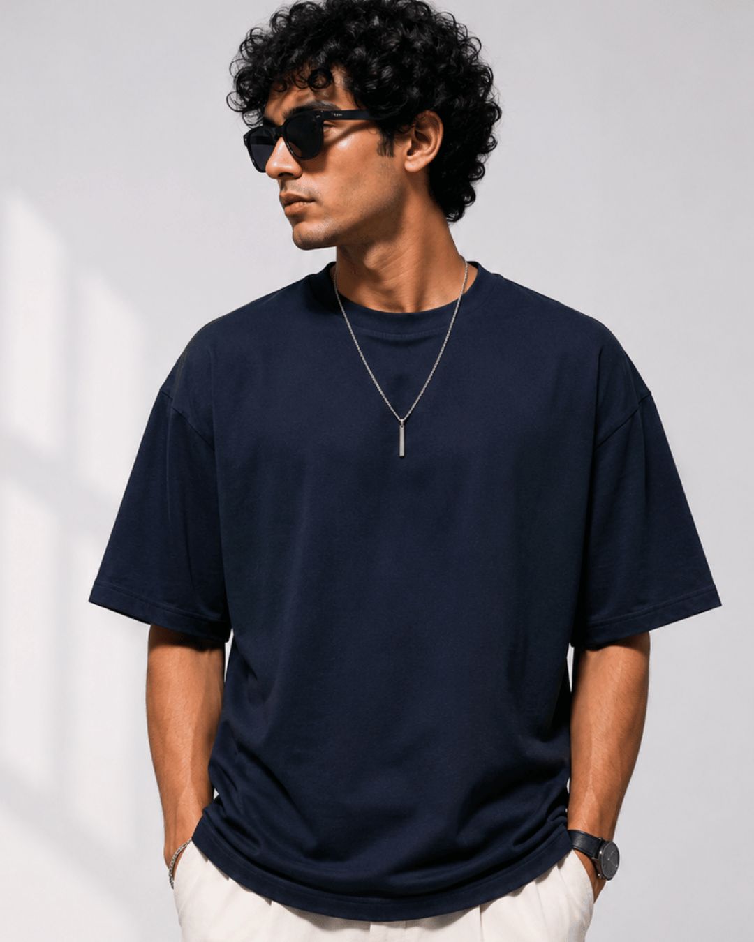 Natural Navy - Oversized Classic Unisex Tshirt
