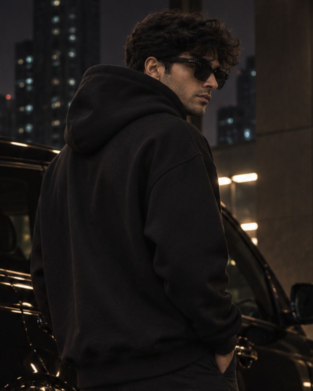 Ninja Black - ODD Oversized Heavyweight Hoodie
