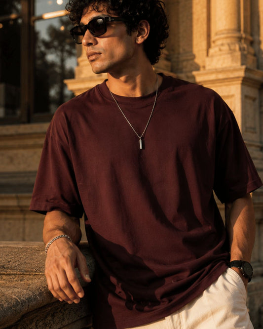 Majestic Maroon - Oversized Classic Unisex Tshirt