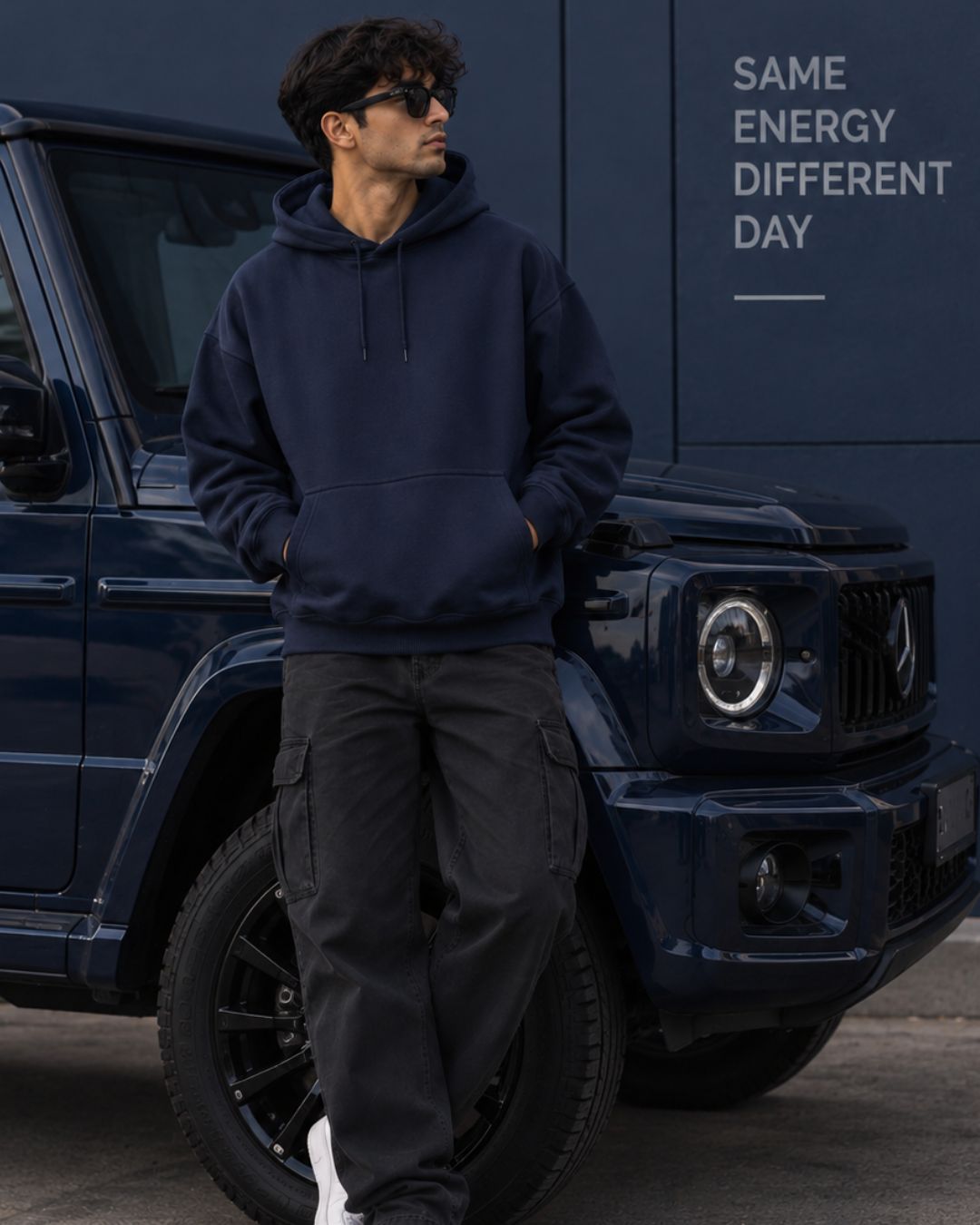 Navy - ODD Oversized Heavyweight Hoodie