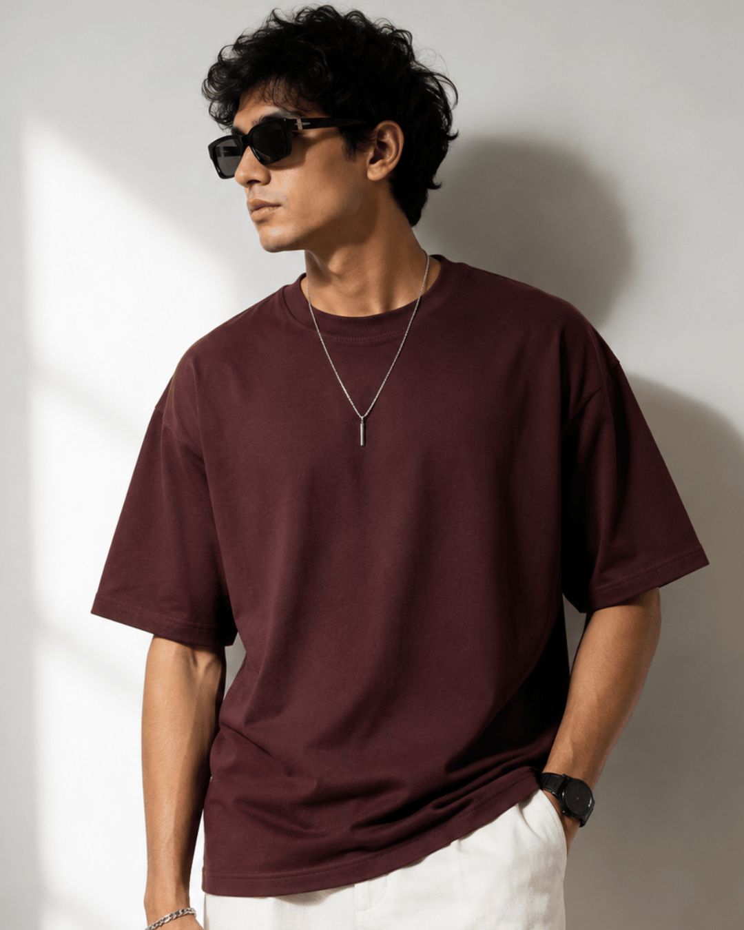 Majestic Maroon - Oversized Classic Unisex Tshirt