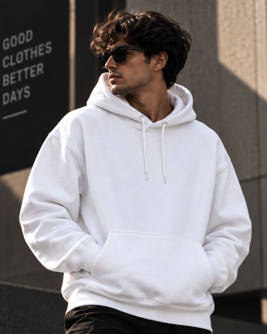 Snow White - ODD Oversized Heavyweight Hoodie