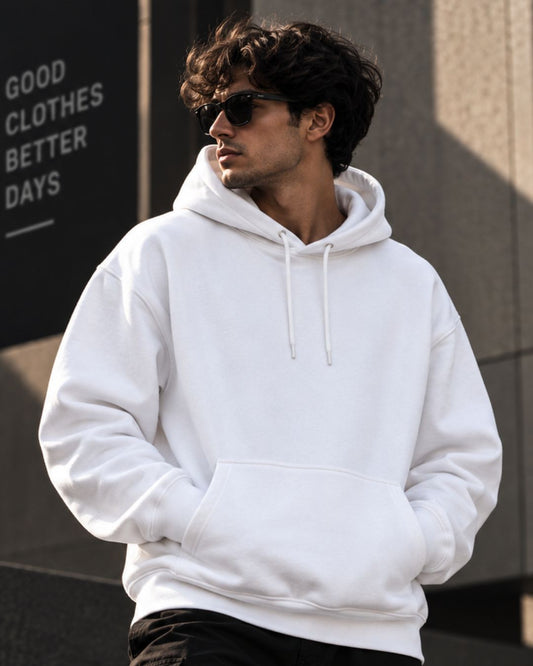 Snow White - ODD Oversized Heavyweight Hoodie