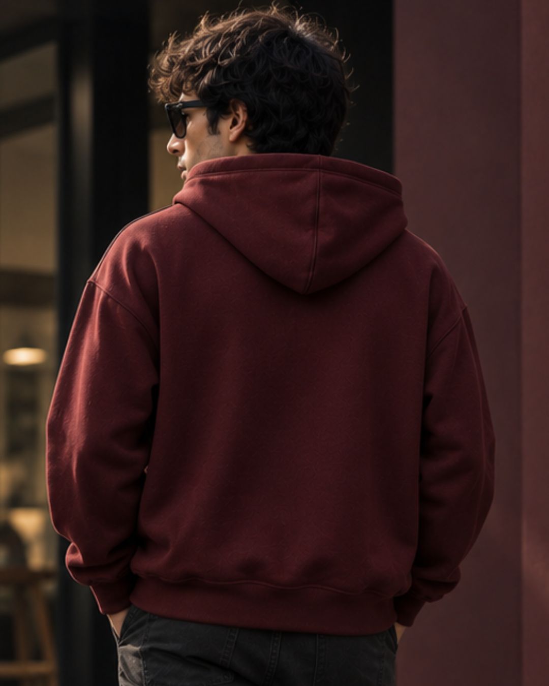 Magic Maroon - ODD Oversized Heavyweight Hoodie