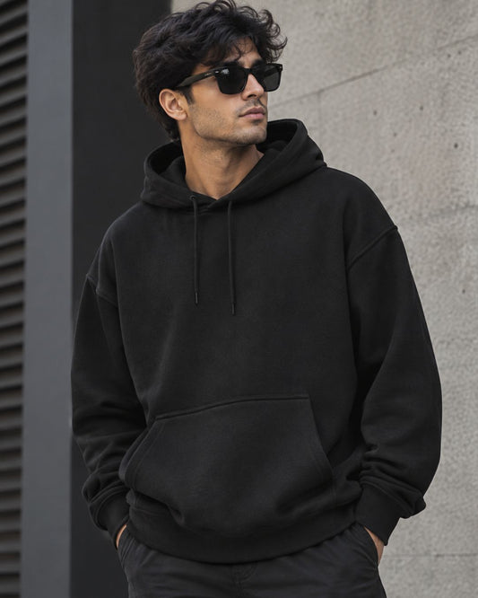 Ninja Black - ODD Oversized Heavyweight Hoodie