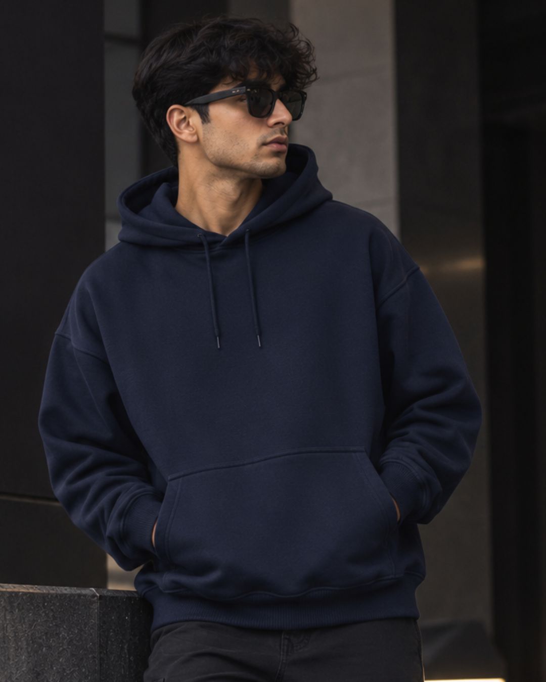 Navy - ODD Oversized Heavyweight Hoodie