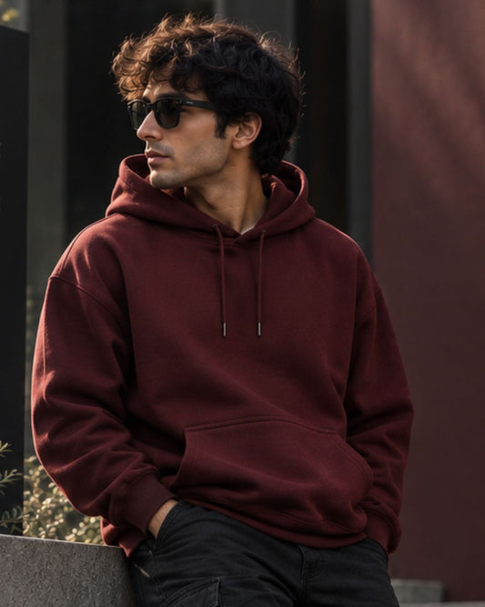 Magic Maroon - ODD Oversized Heavyweight Hoodie