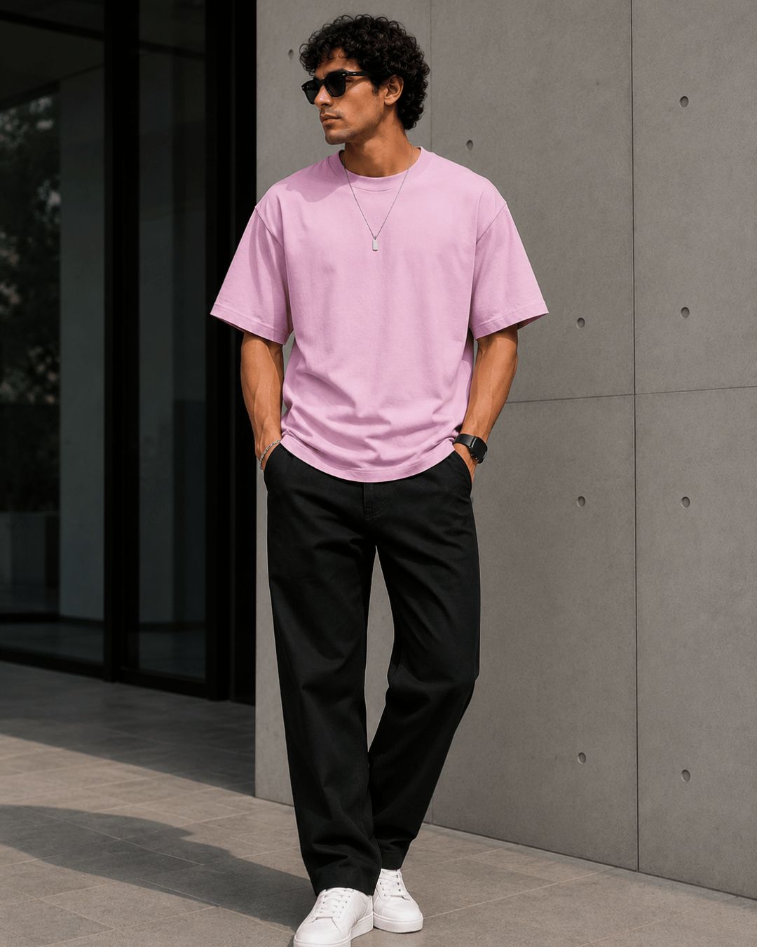 Rose Pink - Oversized Classic Unisex Tshirt