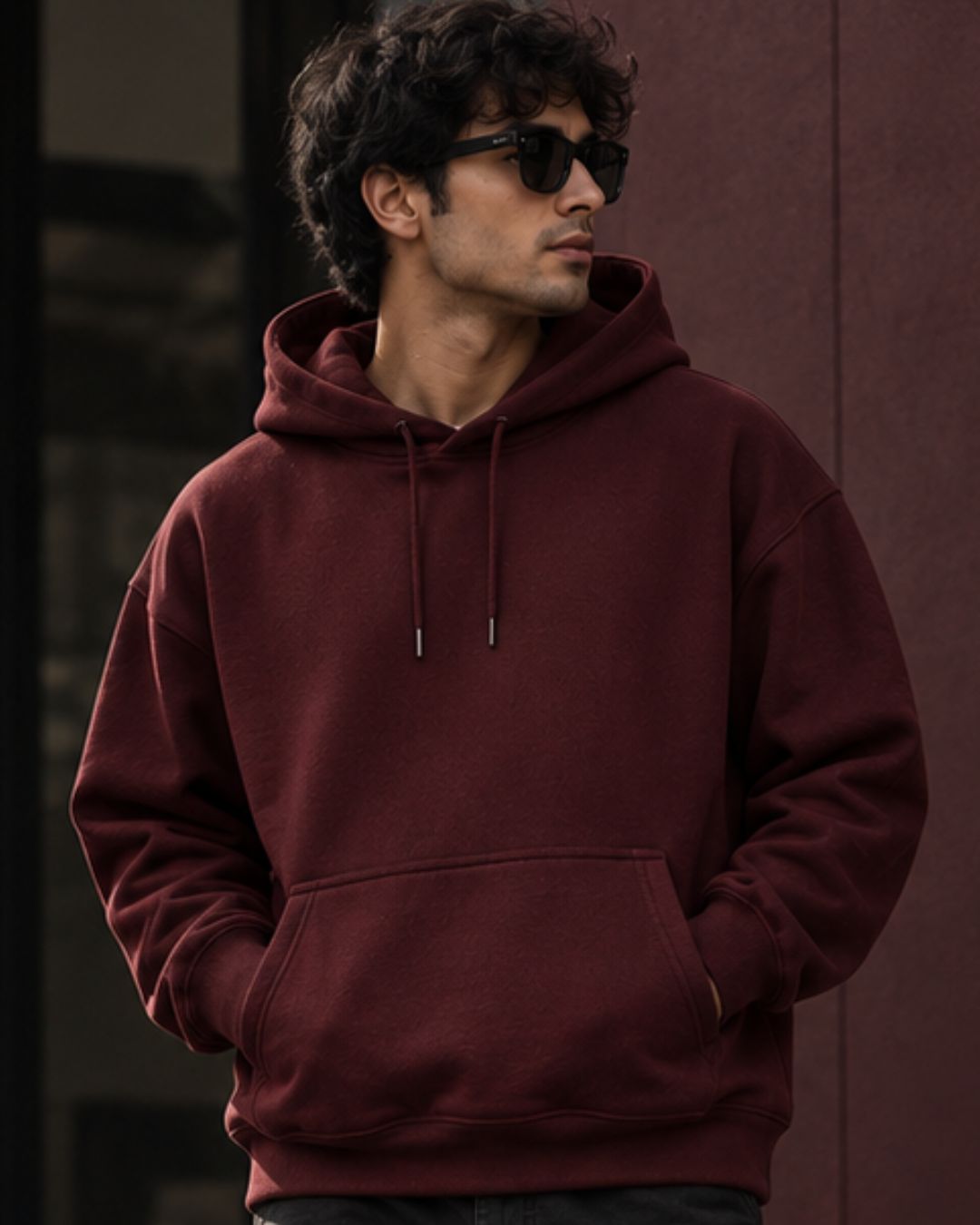 Magic Maroon - ODD Oversized Heavyweight Hoodie