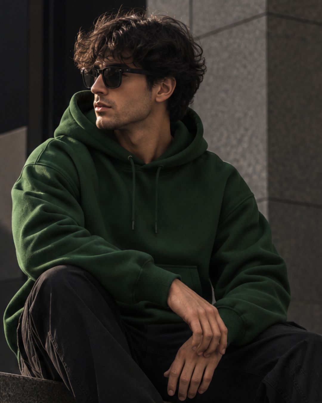 Olive Green - ODD Oversized Heavyweight Hoodie